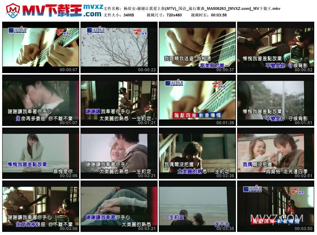 杨培安-谢谢让我爱上你(MTV)_国语_流行歌曲_MA506263